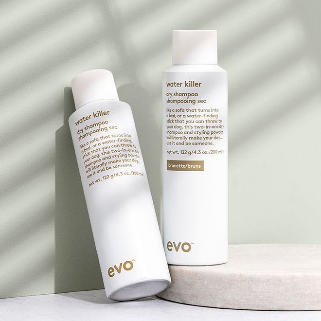 Evo water killer dry shampoo brunette 200ml